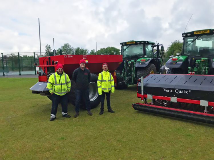 Charterhouse’s Richard Lucas (centre) with Jason Waterfield (left) and John Henderson (right), two of Oldham Council’s machine operators. Charterhouse’s Richard Lucas (centre) with Jason Waterfield (left) and John Henderson (right), two of Oldham Council’s machine operators.