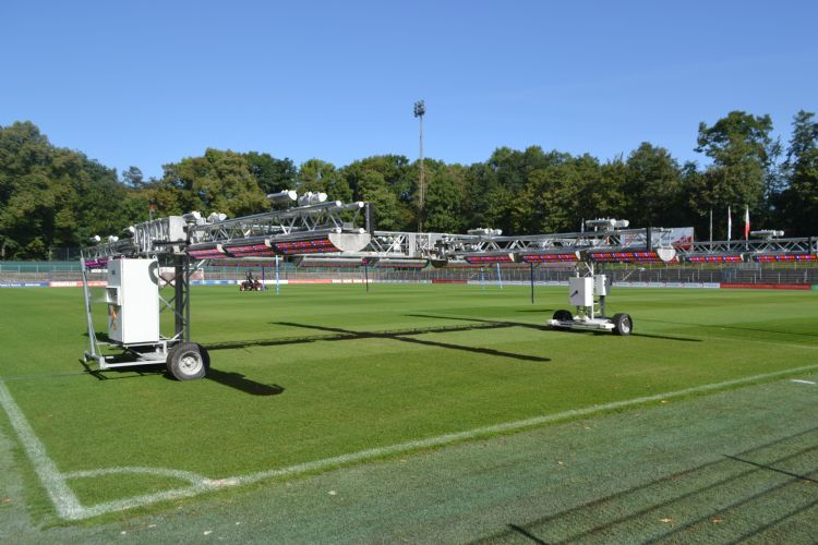 The Rhenac LED lighting technology at German FC Cologne. The Rhenac LED lighting technology at German FC Cologne.
